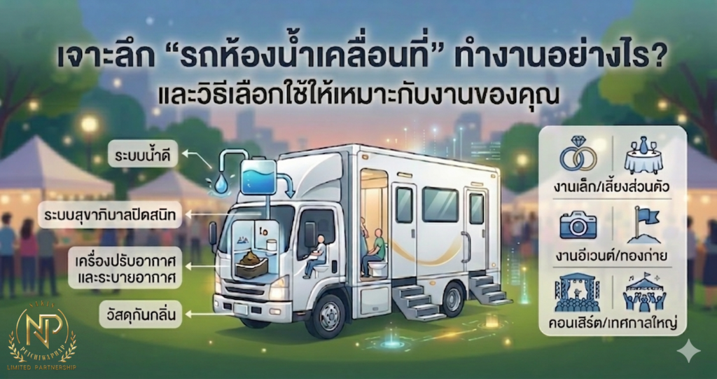 วิธีเลือกขนาดห้องน้ำเคลื่อนที่